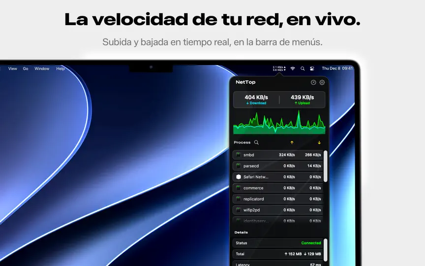 Captura de pantalla de Monitor De Red - NetTop en iPhone 1