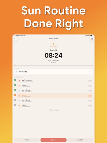 Tanning App - Tansy SPF iPad screenshot 5
