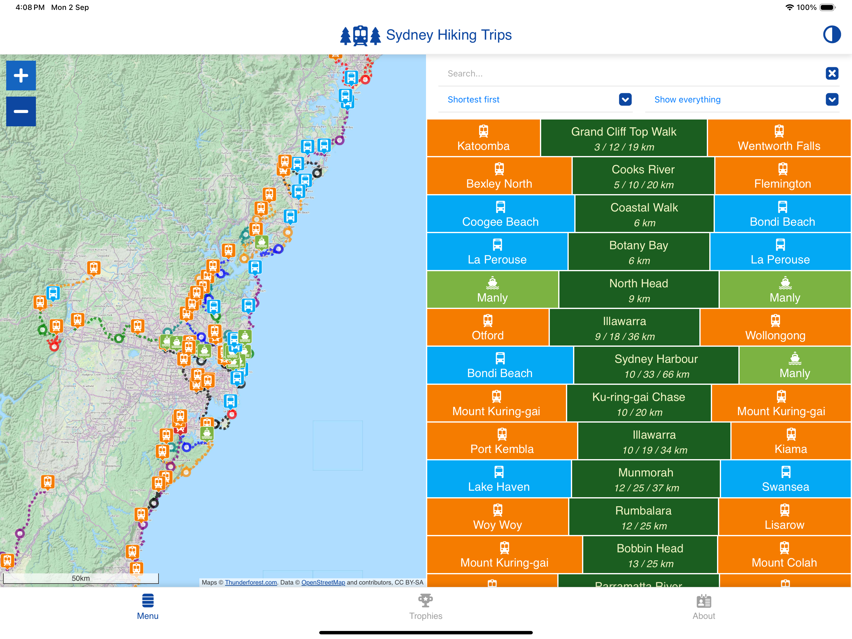 Sydney Hiking Trips