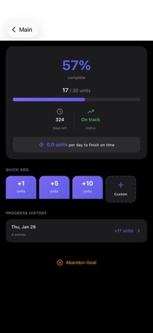 CheckMates sets your goals screenshot