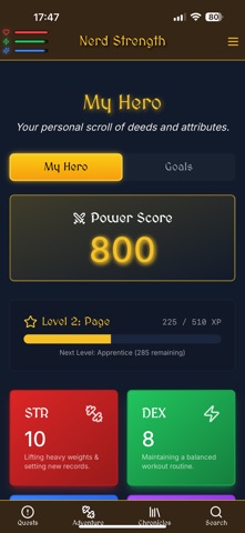 Nerd Strength screenshot