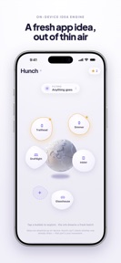 Hunch: App Idea Generator screenshot