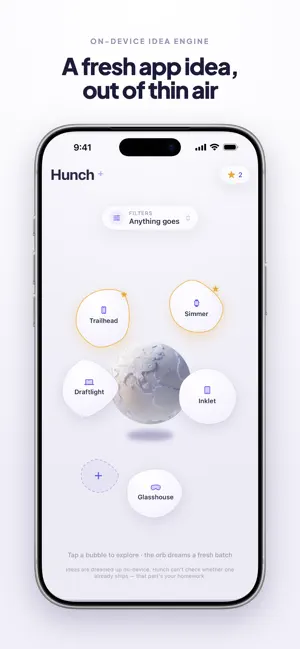 Hunch: App Idea Generator screenshot 1