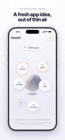 Hunch: App Idea Generator Screenshot 1 of 4