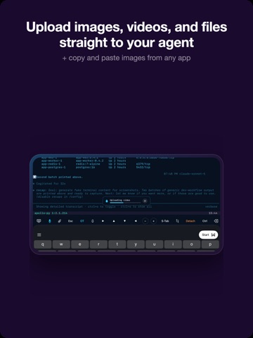 Shell Drop: AI Agent Terminal iPad screenshot 4