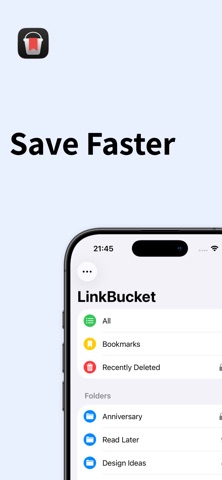 Link Bucket – Links Organized iPhone screenshot