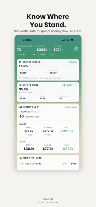UseKYN:Money Tracker & Planner Screenshot 1 of 8
