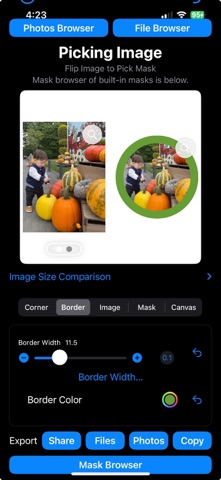 RoundedPic screenshot