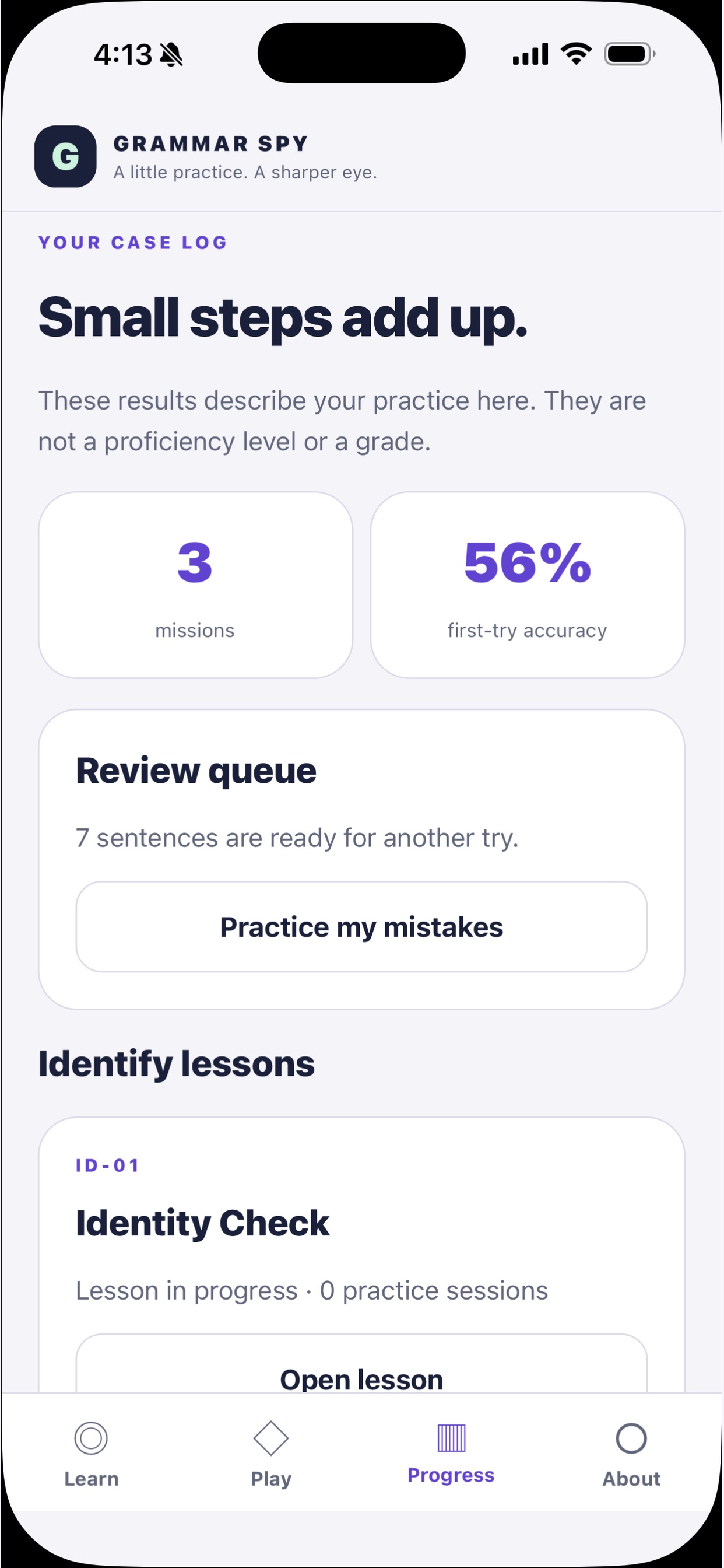 Screenshot 5 of Grammar Spy