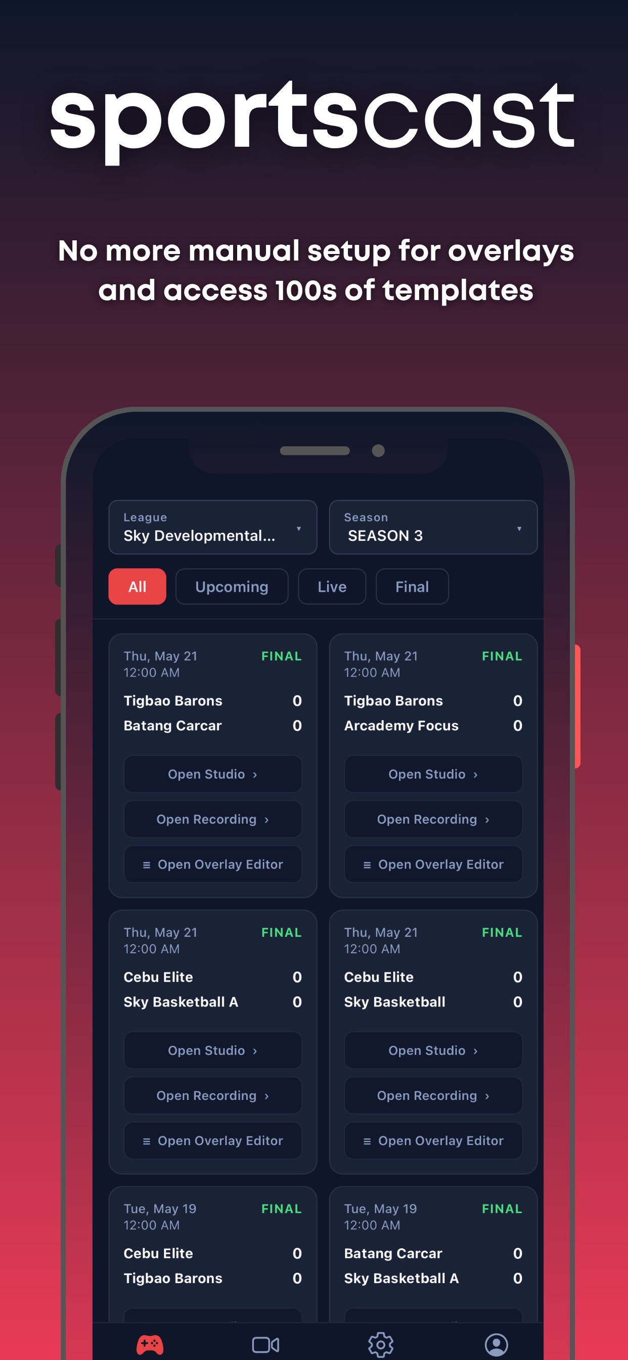 Screenshot 2 of SportsCast by StatsCentral