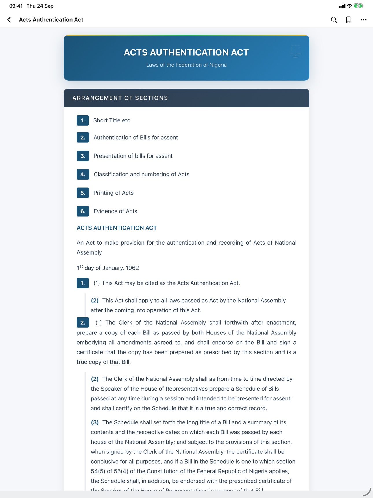 Screenshot 9 of Laws of Nigeria: LFN
