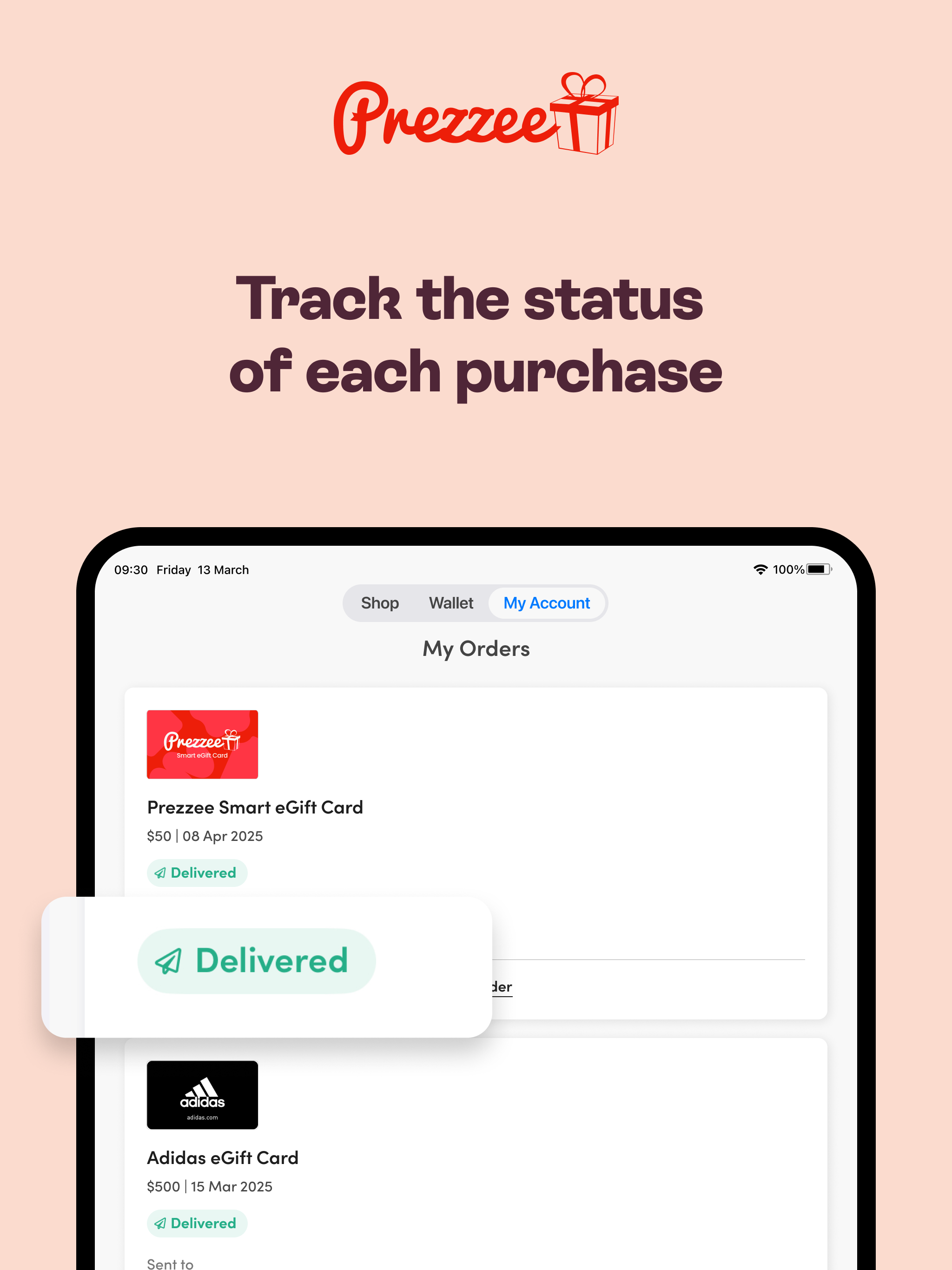 Prezzee eGift cards