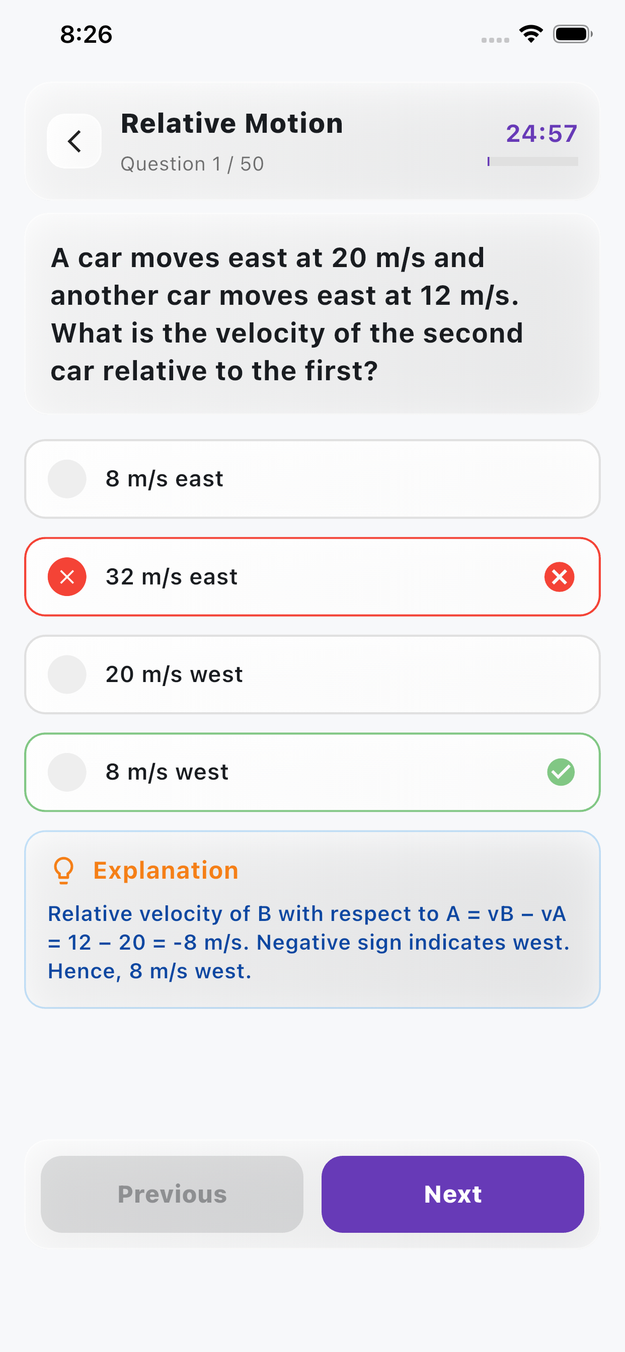 JEE Physics Practice screenshot 5
