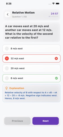 JEE Physics Practice Screenshot 5 of 7