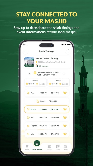 CMZ (ConnectMazjid) - Events Screenshot