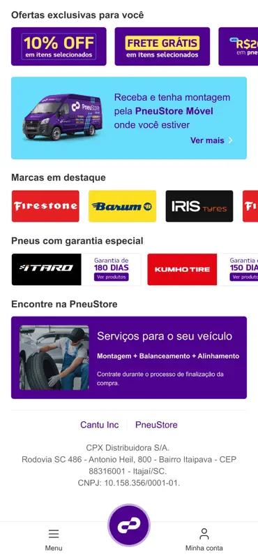 PNEUSTORE: Compre Pneus Online screenshot 6 of 10