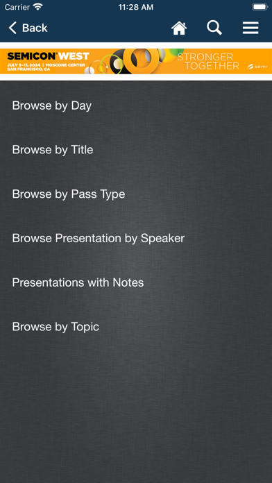 SEMIEXPO Screenshot