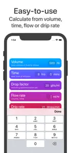 Drip Rate: IV Drip Rate Calc screenshot #3 for iPhone