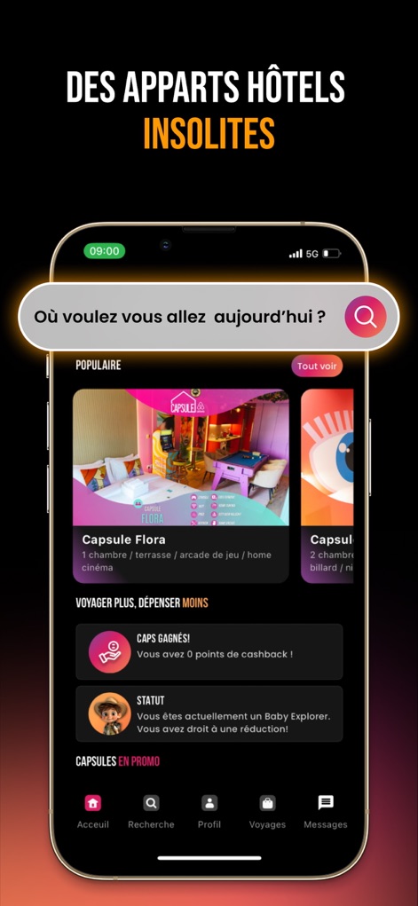 Appart Capsule Rent Apartment - Travel App | MWM