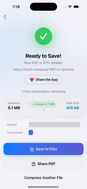PDF Compressor: Fast Resize screenshot 4