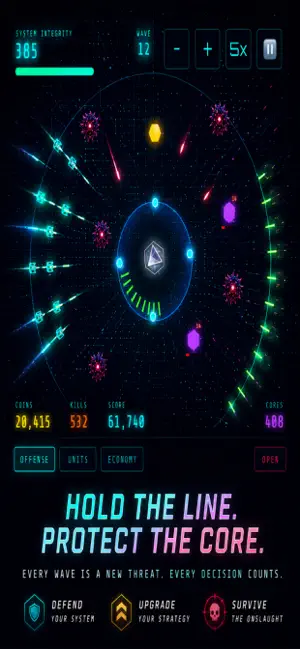 Cyber Defense - Idle Defense screenshot 4