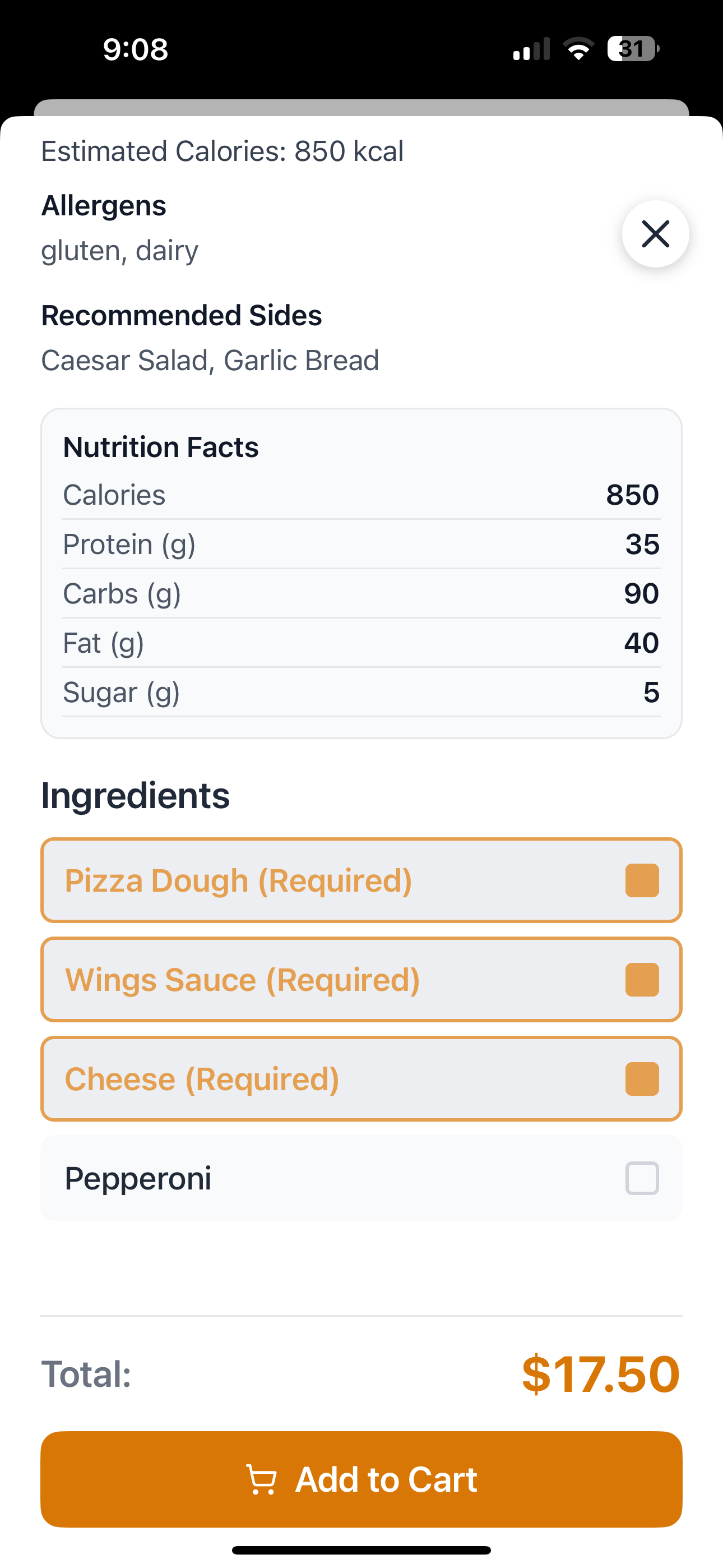 Restaurant MenuAI screenshot 3