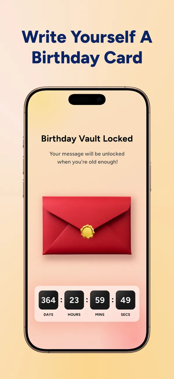 Screenshot #2 pour Birthday Vault: Reflect & Plan