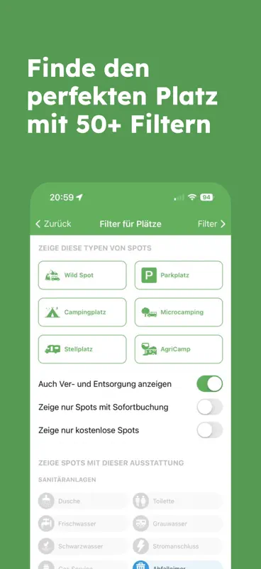 StayFree: Vanlife Stellplätze screenshot 5 of 10