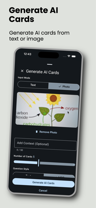 Flashcards AI App Screenshot 2 of 8