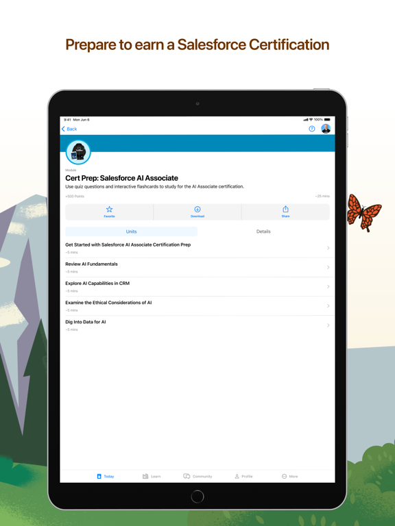 Trailhead GO iPad screenshot 9 - Education app