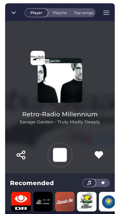 Radio Denmark: Webradio/DAB/FM Screenshot