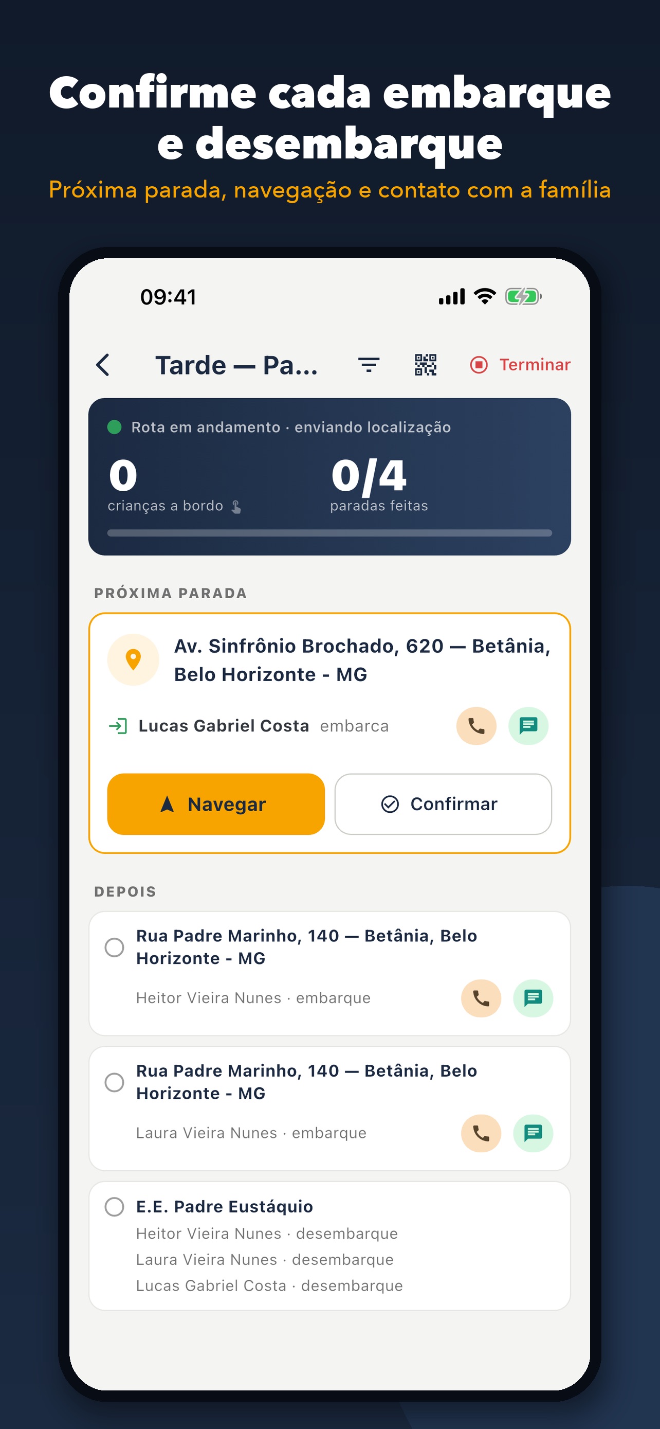 Screenshot 3 of EscolarTec Motorista
