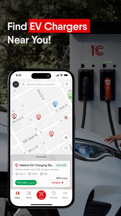 1C EV Charging Screenshot