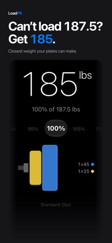 LoadPR: 1RM Plate Calculator Screenshot 2 of 8