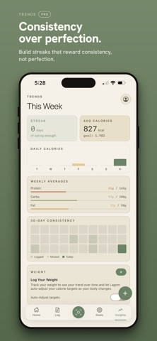 Lagom: Simplified Food Tracker Screenshot 9 of 9