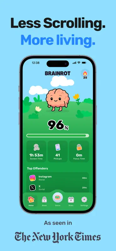 Brainrot: Screen Time Control screenshot 1 of 10