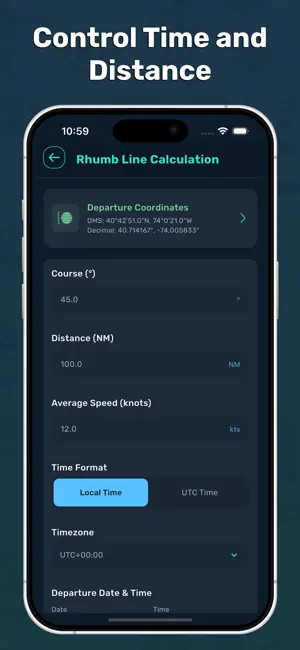 Nautical Calculator. screenshot 3