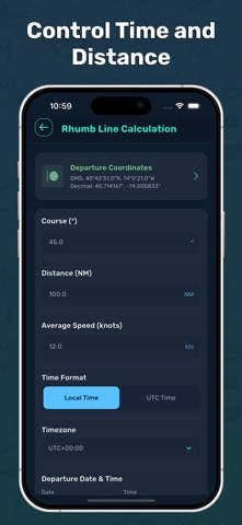 Nautical Calculator. Screenshot 3 of 5