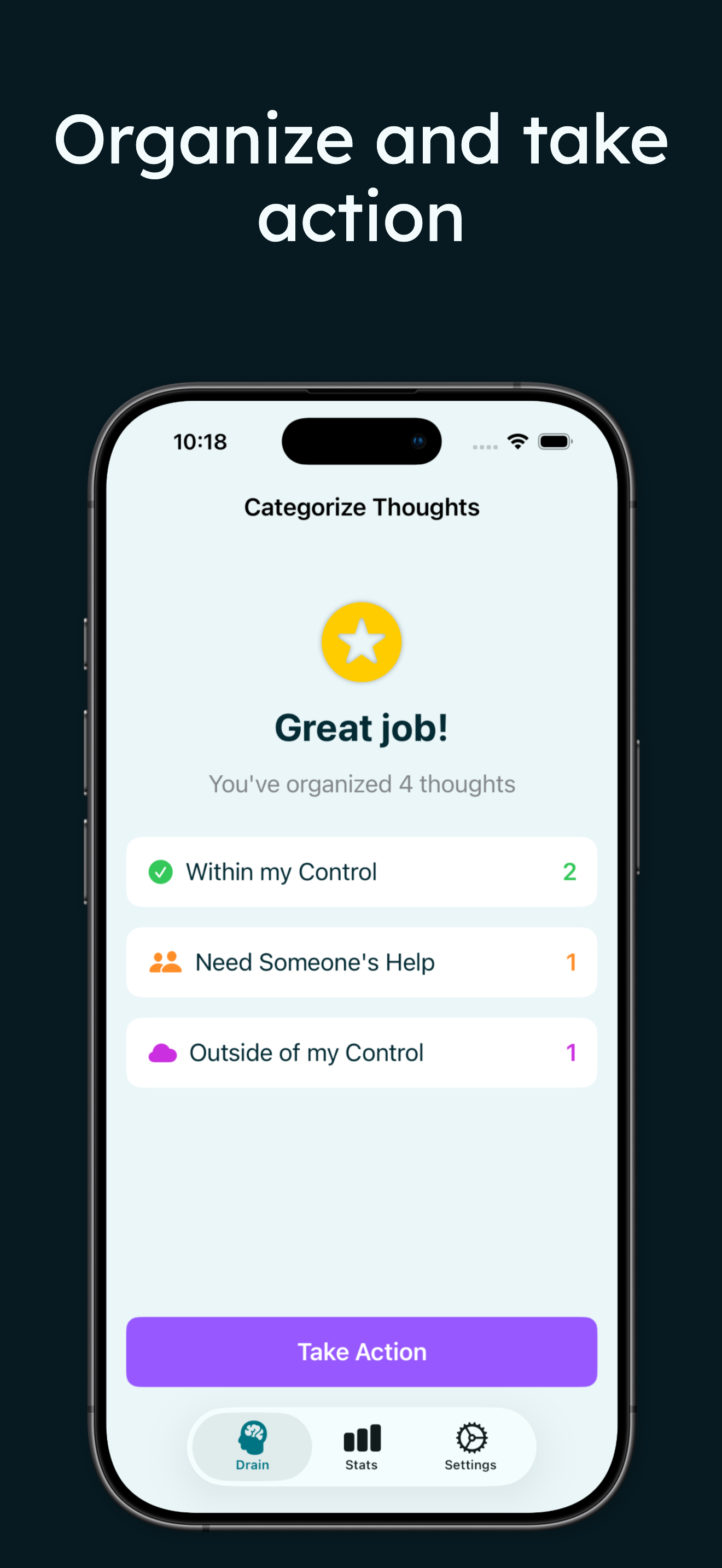 BrainDrain: 1 Minute Journal screenshot 4