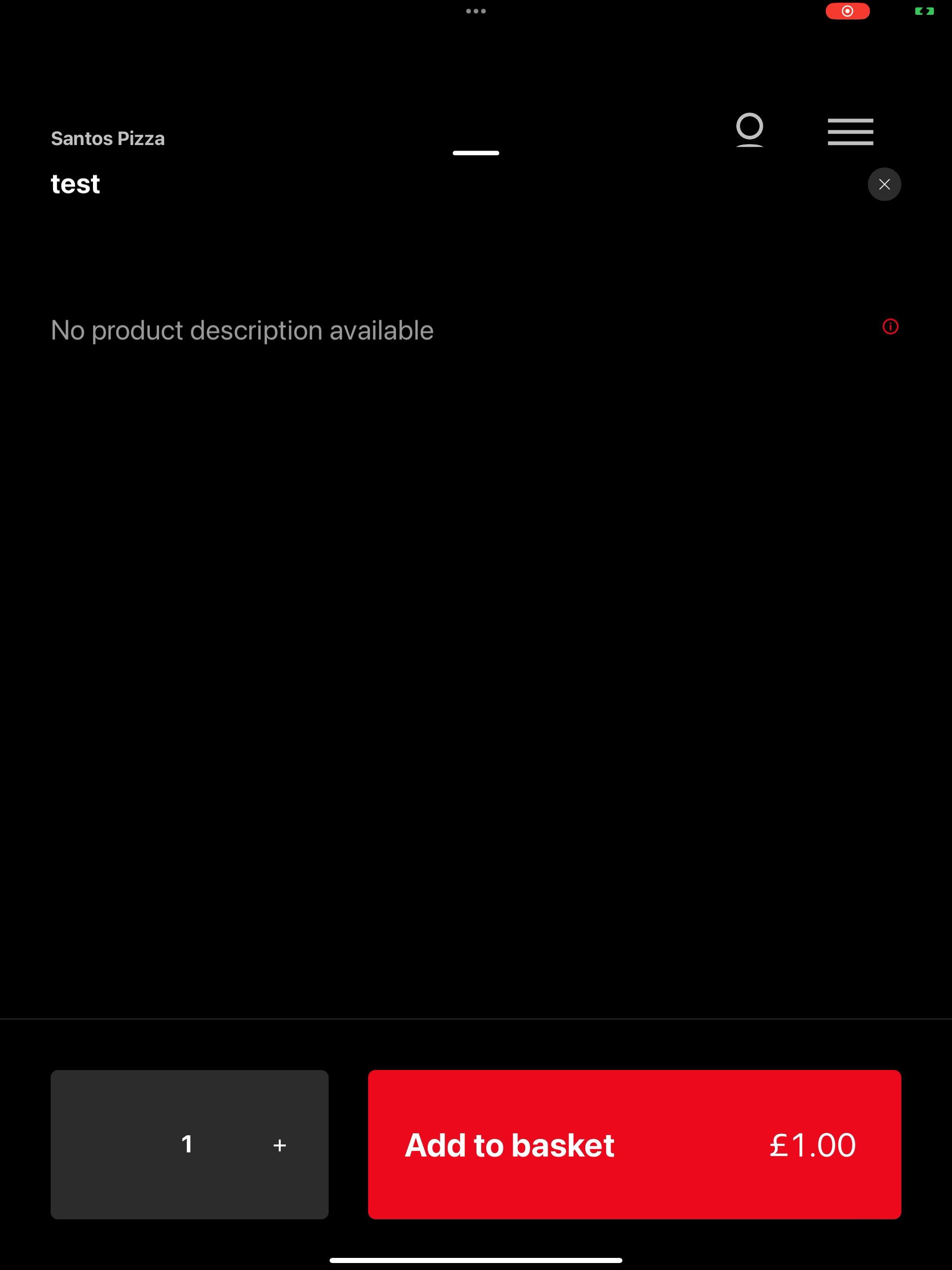 Santos Pizza UK screenshot 8
