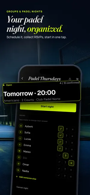 Padel Score Tracker: Americano screenshot 3