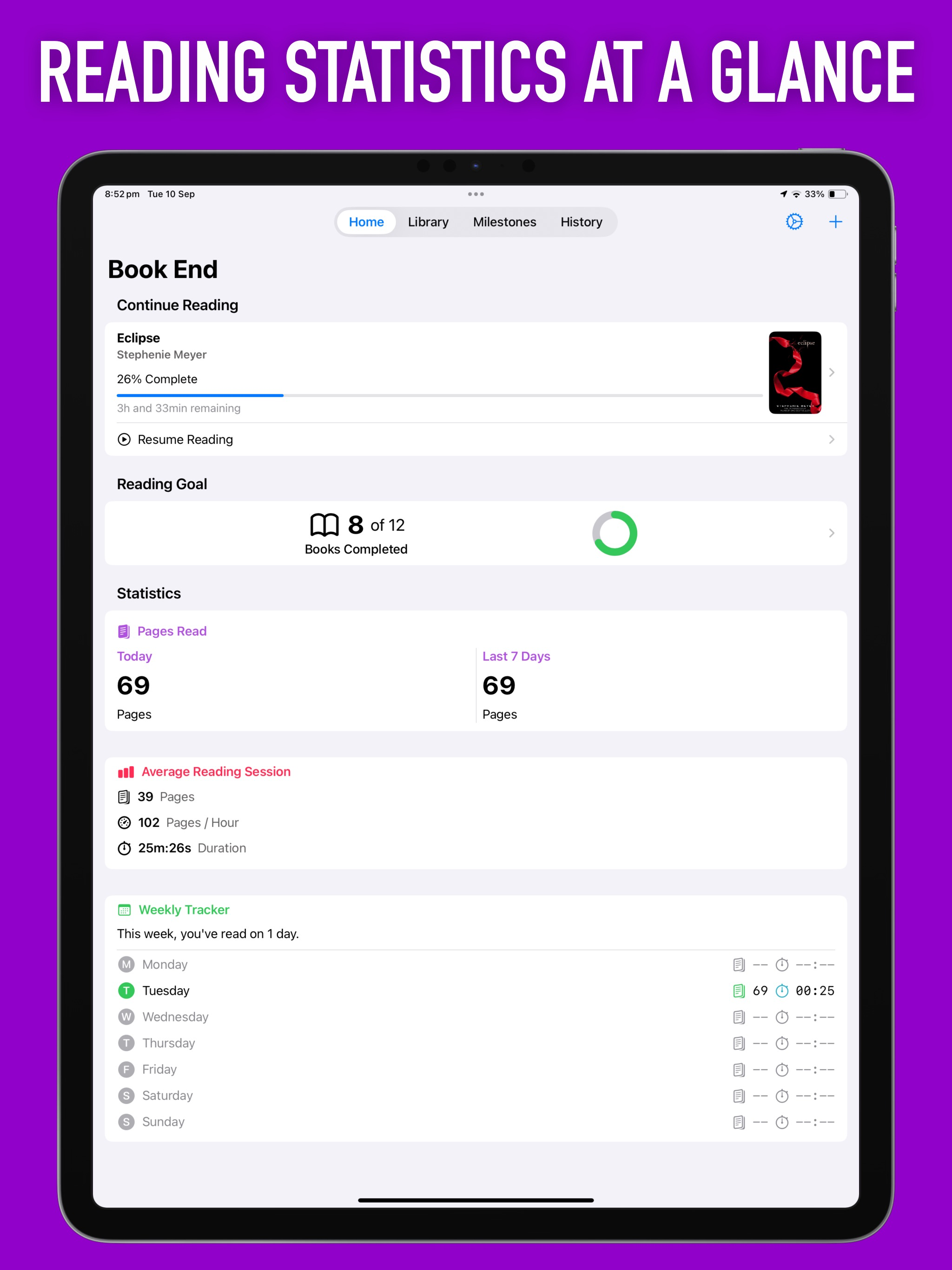 Book End: Reading Tracker