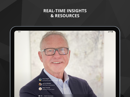 Big Hitters iPad screenshot 1 - Social Networking app