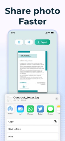 Compress Photos - MB to KB iPhone screenshot
