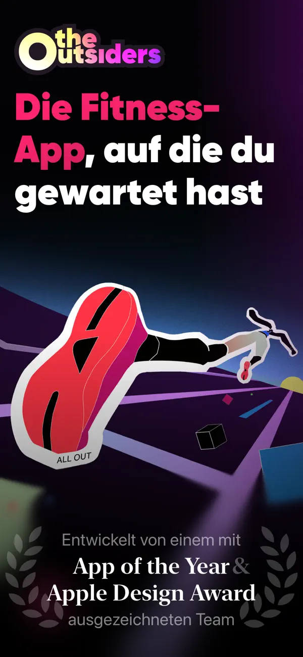 Athlete Tracker: The Outsiders iPhone App Screenshot 1 – Gesundheit & Fitness