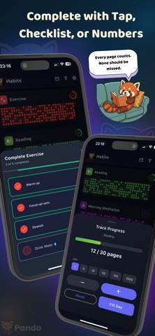 Pando: Habit Tracker & Goals Screenshot 3 of 8