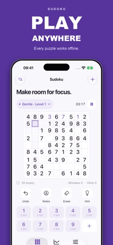 Sudoku: Train Your Brain PRO iPhone screenshot
