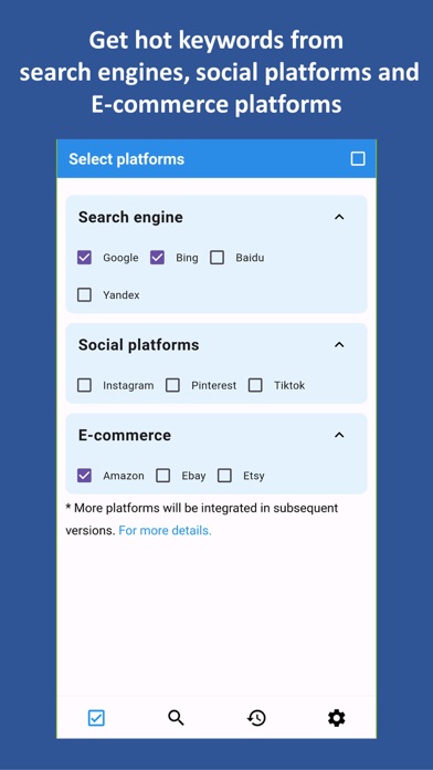 Hot Keywords Screenshot