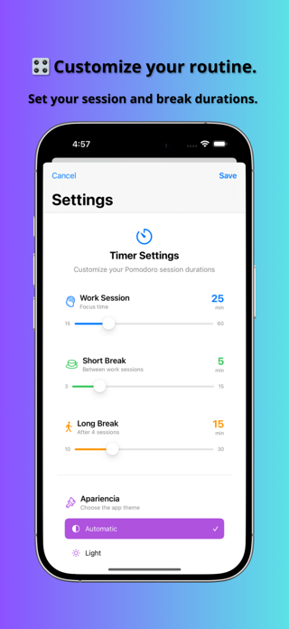Pomodoro Timer · FocusLoop Screenshot 3 of 5