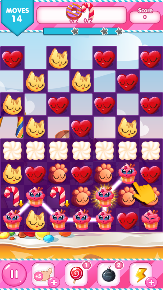 #8. Gelato Crunch : Match 3 Game (iOS) 来自: Navid Rahmani